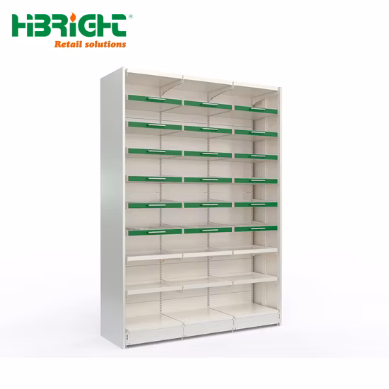 High Quality Customized Pharmacy Store Shelving Display Rack Medical Shelf for Sale
